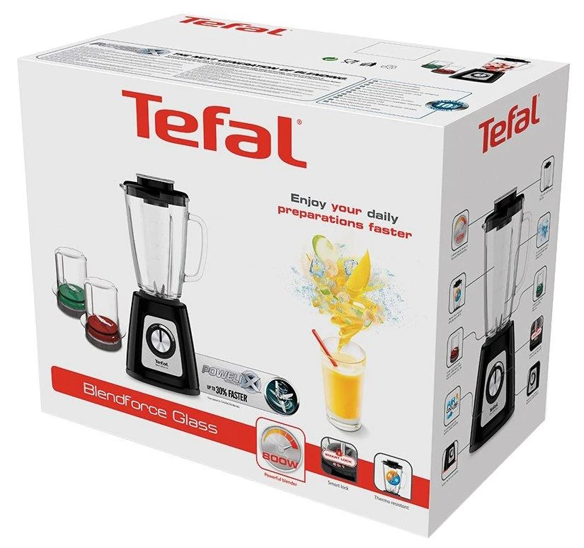 Kokteilinė Tefal BL 4358, 1,25 l, 800 W, Juodas