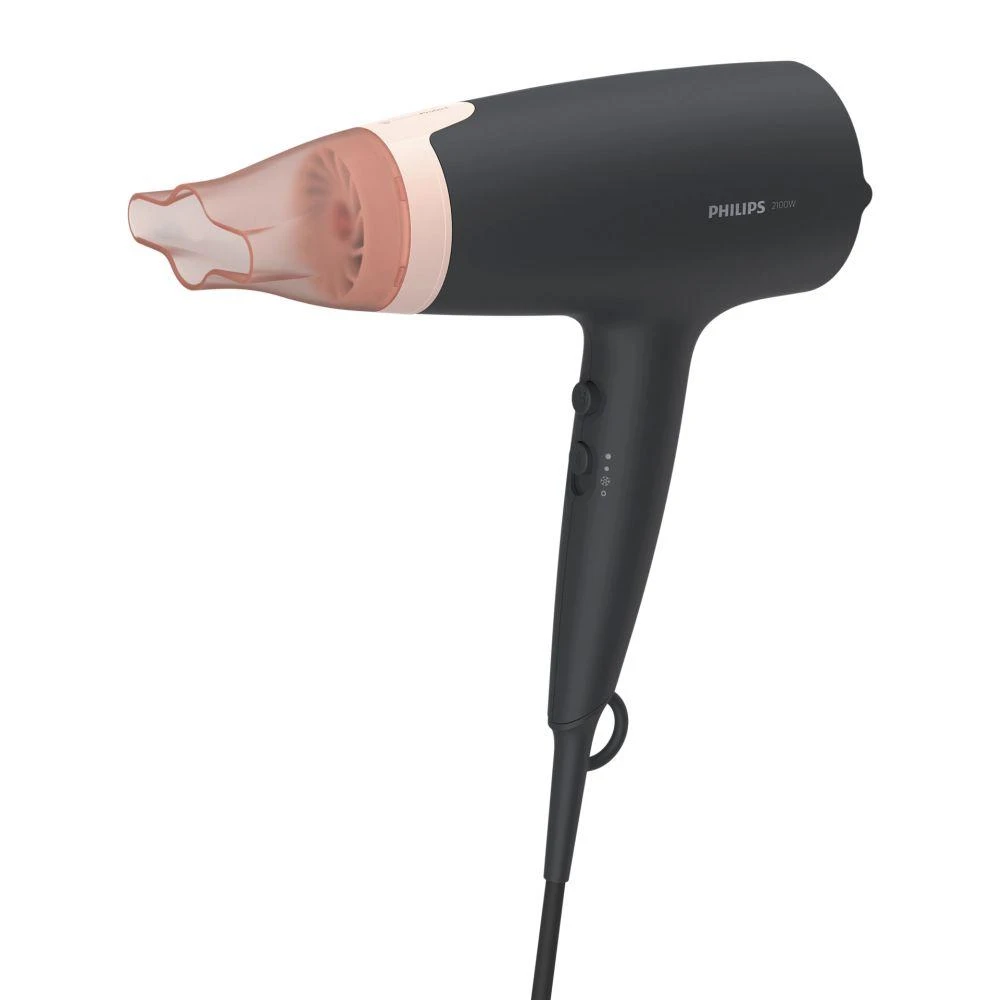 Plaukų džiovintuvas Philips 3000 serija BHD350/10, Juodos/Rausvos spalvos