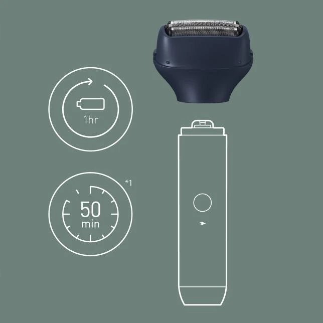 Panasonic | 3 ašmenų skustuvo galvutė | ER-CSF1-A301 MultiShape | Juodas
