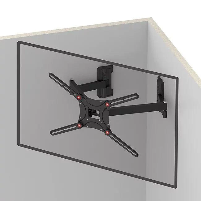 Laikiklis BARKAN BM466XP 13-65" TV, 4 lankstų, sieninis, prailgintas, juodas