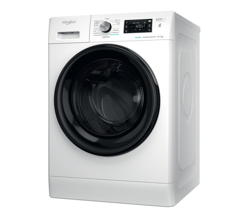 WHIRLPOOL Skalbimo mašina - Džiovintuvas FFWDB 976258 BV EE, E energetinė klasė, 9kg - 7kg, 1600 aps./min., Gylis 60,5 cm, Inverterinis variklis, Garų atnaujinimas