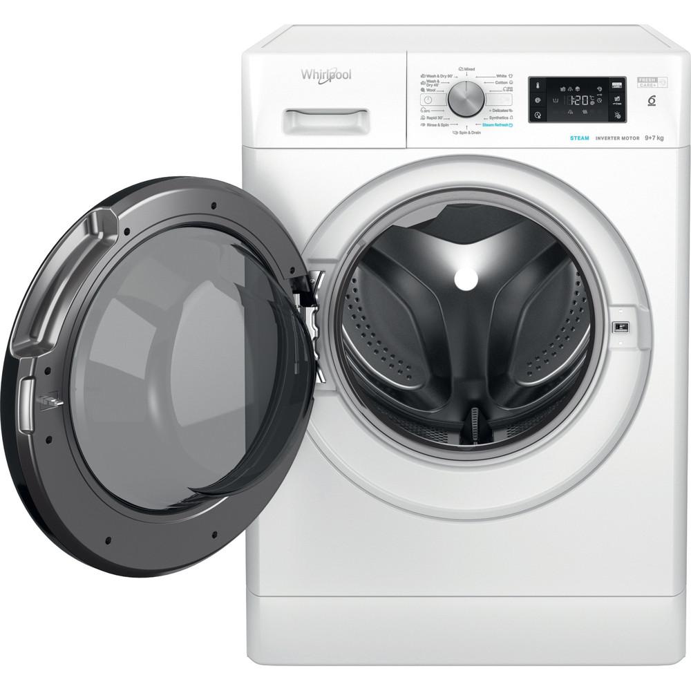 WHIRLPOOL Skalbimo mašina - Džiovintuvas FFWDB 976258 BV EE, E energetinė klasė, 9kg - 7kg, 1600 aps./min., Gylis 60,5 cm, Inverterinis variklis, Garų atnaujinimas