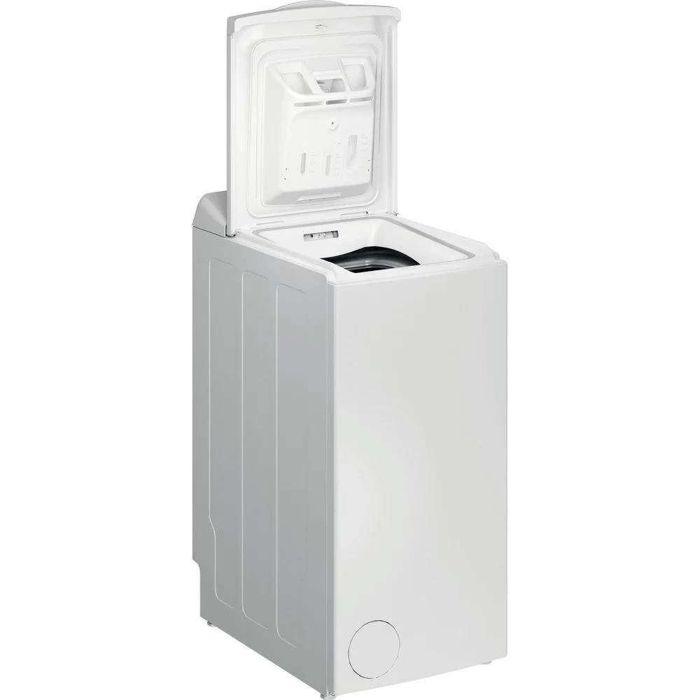 INDESIT | Skalbimo mašina | BTW L60400 EE/N | Energy efficiency class C | Top loading | Skalbimo talpa 6kg | 950 RPM | Gylis 60 cm | Plotis 40 cm | Baltas