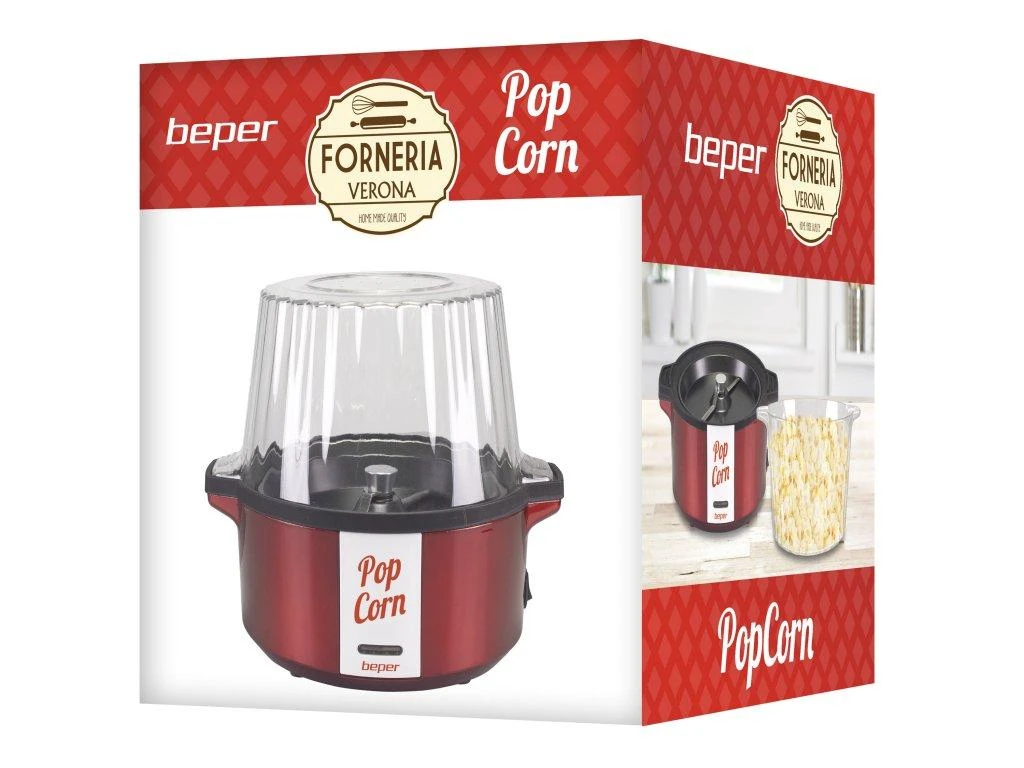 Beper P101CUD050 spragėsių gaminimo aparatas, Raudonas