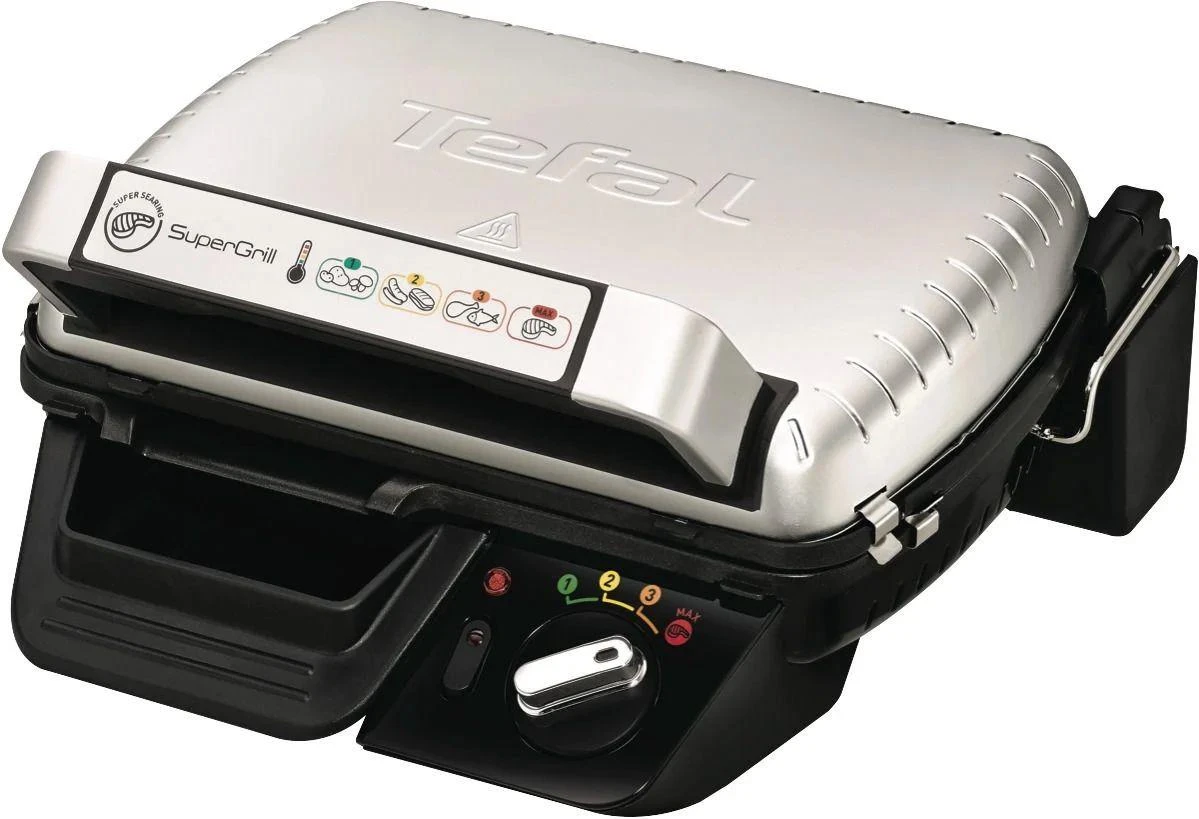 Elektrinis grilius Tefal GC450B32, 2000W, Pilkos spalvos