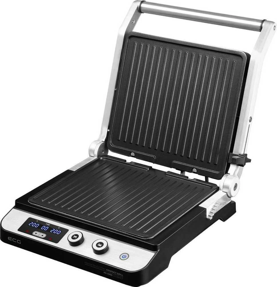 Elektrinis grilius ECG KG 1000 Gourmet, Pilkos spalvos
