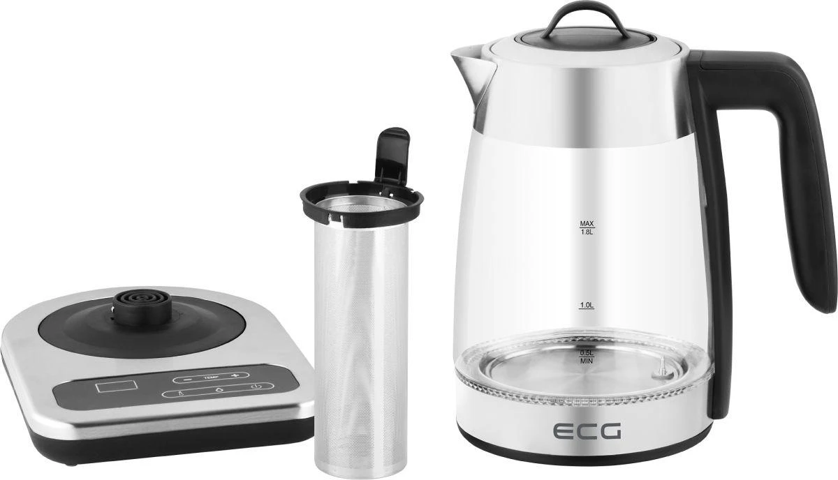 ECG RK 1891 INFUSO Elektrinė virdulys with tea strainer