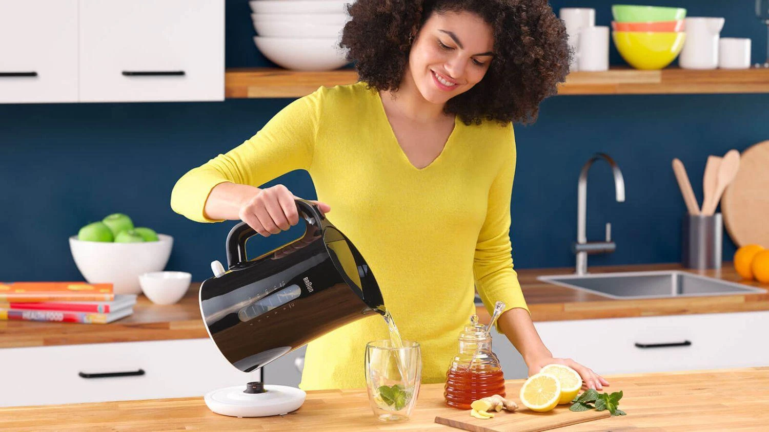 BRAUN Breakfast Virdulys WK 1100 BK, Juodas