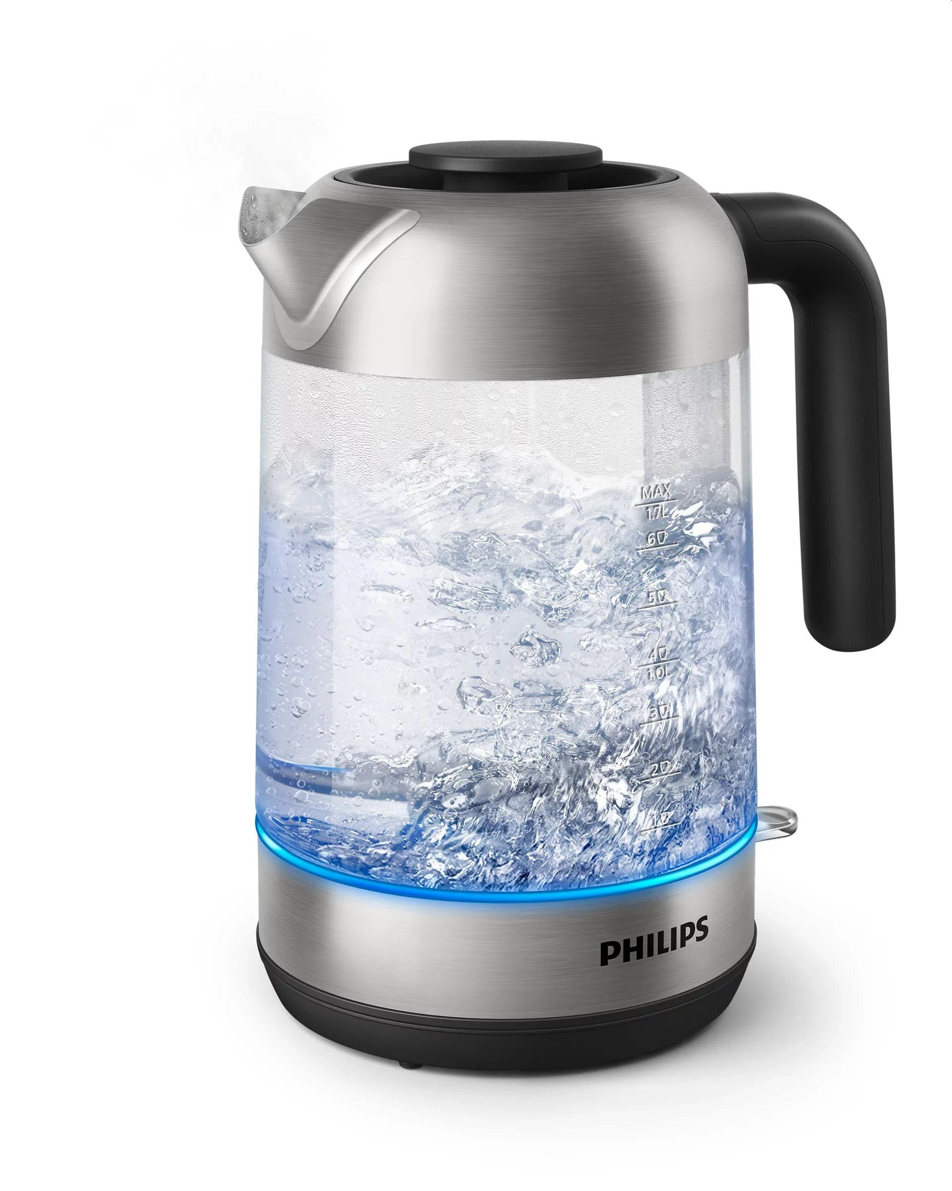 Philips Virdulys HD9339/80 2200W 1,7l, Krištolinis stiklas, šviesos būsenos indikatorius