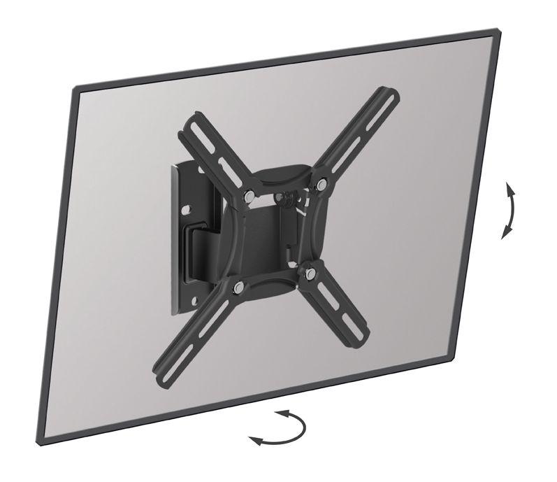 Laikiklis BARKAN 2200.B 26"-39" LED televizorius, 2 lankstų, sieninis, juodas