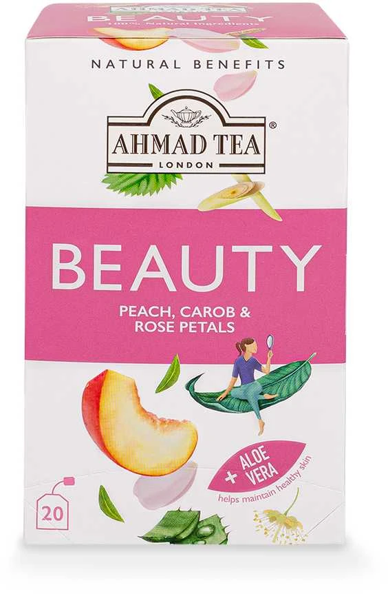 Ahmad Tea Natūrali arbata ''Beauty'', vokeliuose, 20 vnt.