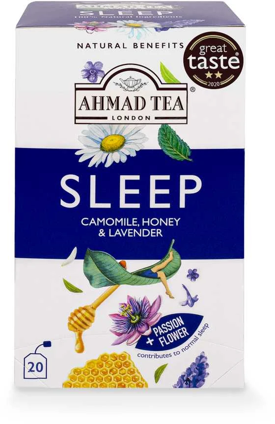 Ahmad Tea Natūrali arbata ''Sleep'', vokeliuose su siūlu, 20 vnt.