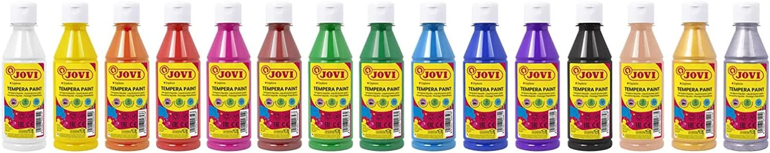 JOVI temperos dažų rinkinys, 250ml buteliukai