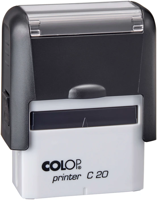 COLOP C20 automatinis antspaudas juodu korpusu