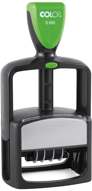 COLOP Green Line S660 datatorius su žalia rankenėle