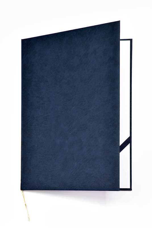 Aplankas sveikinimams ARGO ROYAL, 220 x 310 mm, mėlyna sp.