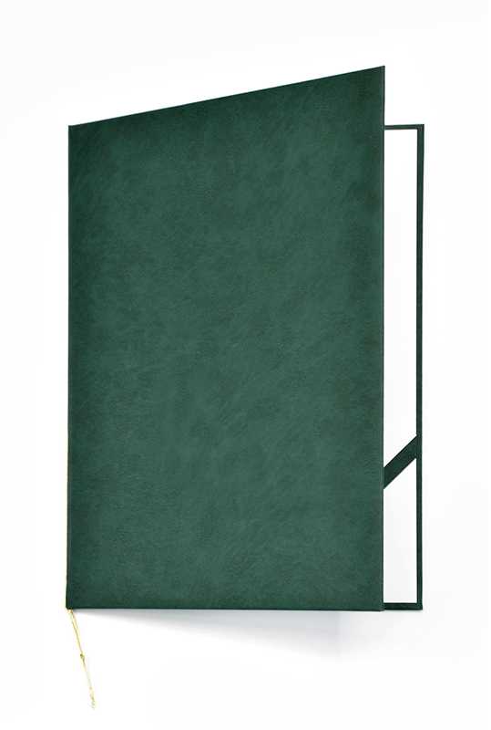 Aplankas sveikinimams ARGO ROYAL, 220 x 310 mm, žalia sp.