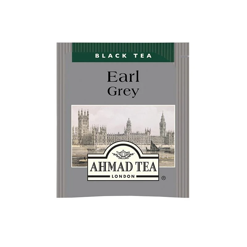 Ahmad Tea Earl Grey arbatos pakelis folijos vokelyje