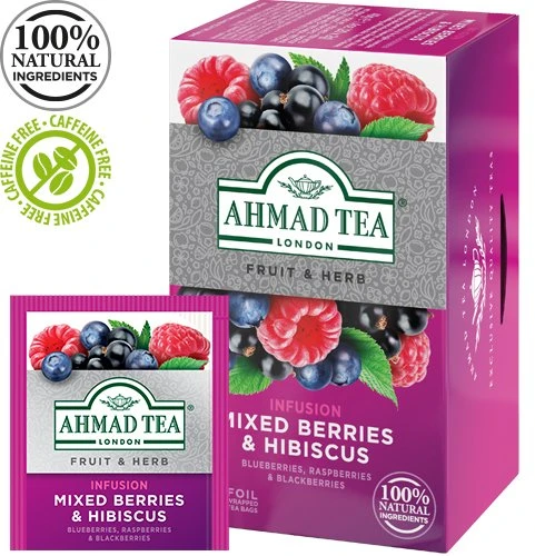 Arbata AHMAD MIXED BERRY 20 vokelių po 2 g