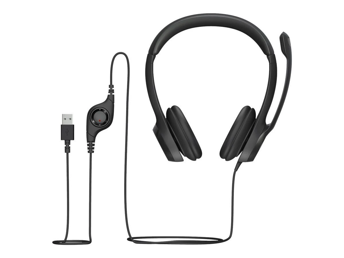 Universalios ausinės Logitech H390, su mikrofonu, USB jungtis