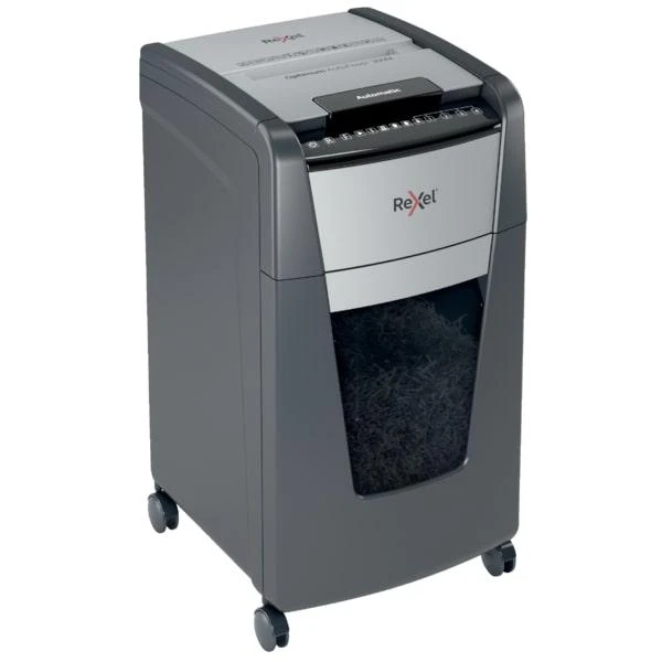 Automatinis dokumentų naikiklis Rexel Optimum Autofeed 300M, 42x15mm, P5, 60l