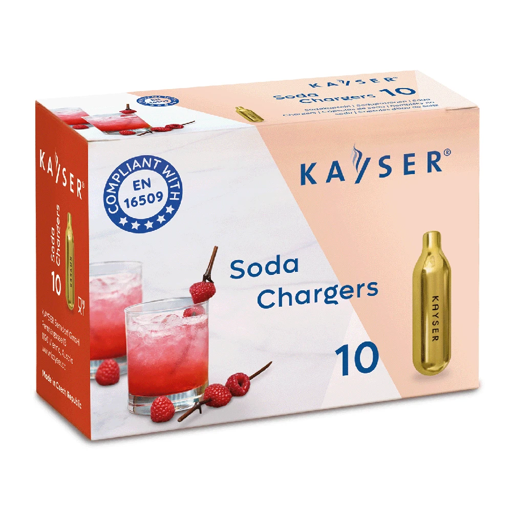 Kayser Co2 balionėliai saturatoriui, 10 vnt.