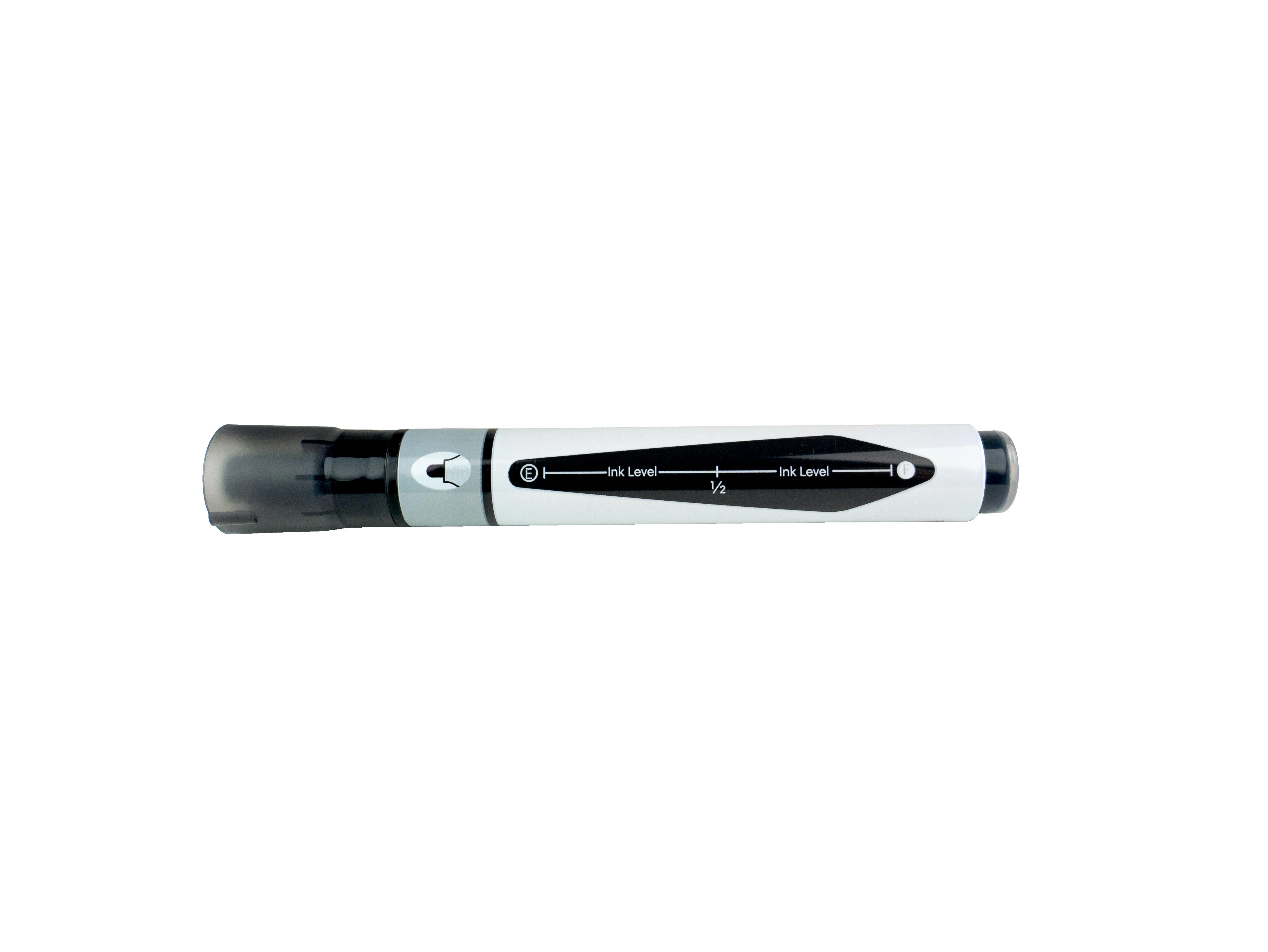 Baltos lentos žymekliai NOBO Liquid Ink, 12 vnt., įv. spalvų