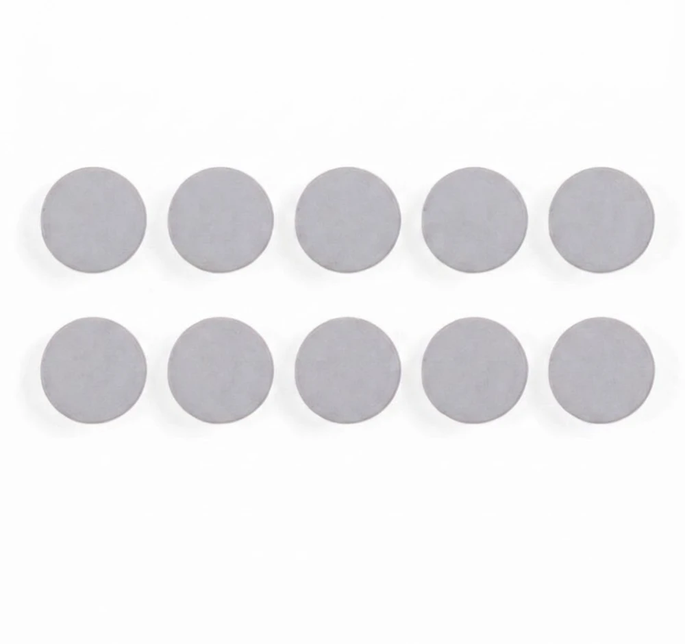 Baltosios lentos magnetai BI-OFFICE 30 mm, 10 vnt., ypač stiprūs, balta sp.