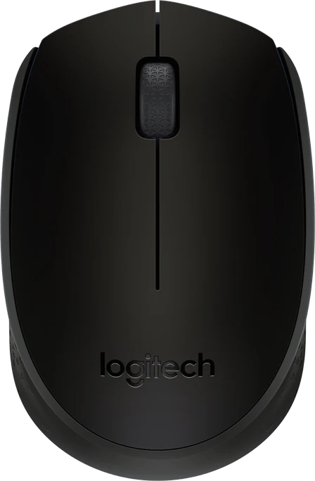 Belaidė pelė Logitech M171, Juoda