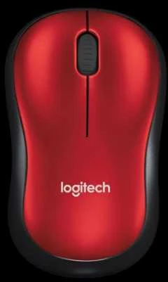 Bevielė pelė Logitech M185. Raudona