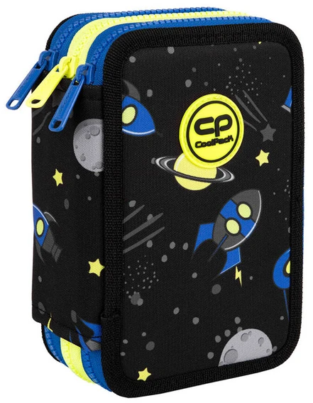 Cool Pack Forminis trijų skyrių penalas su priedais CoolPack Jumper 3 ATLANTIS