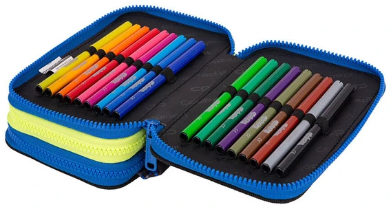 Cool Pack Forminis trijų skyrių penalas su priedais CoolPack Jumper 3 ATLANTIS