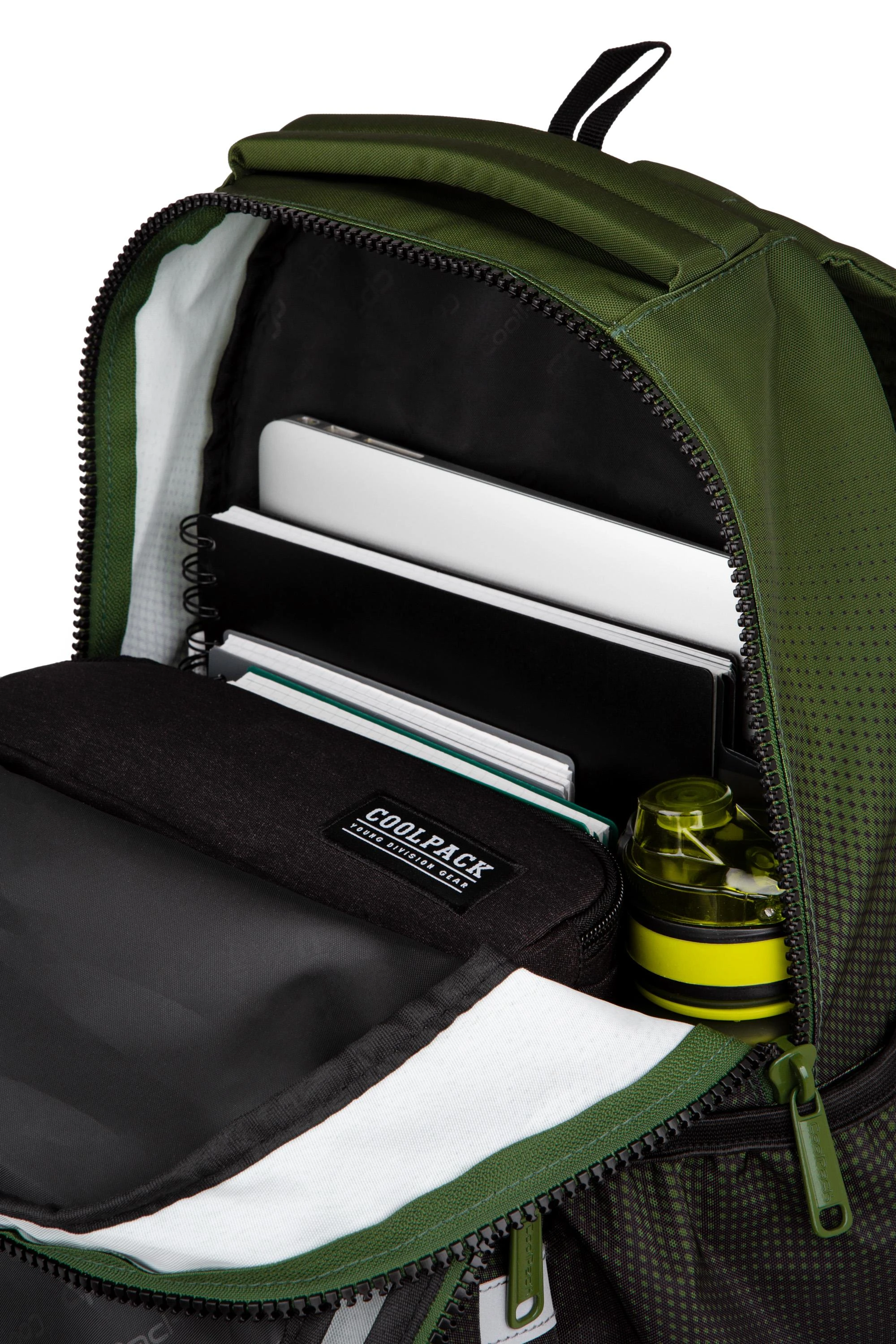 Kuprinė CoolPack PICK 17”, Žalios spalvos