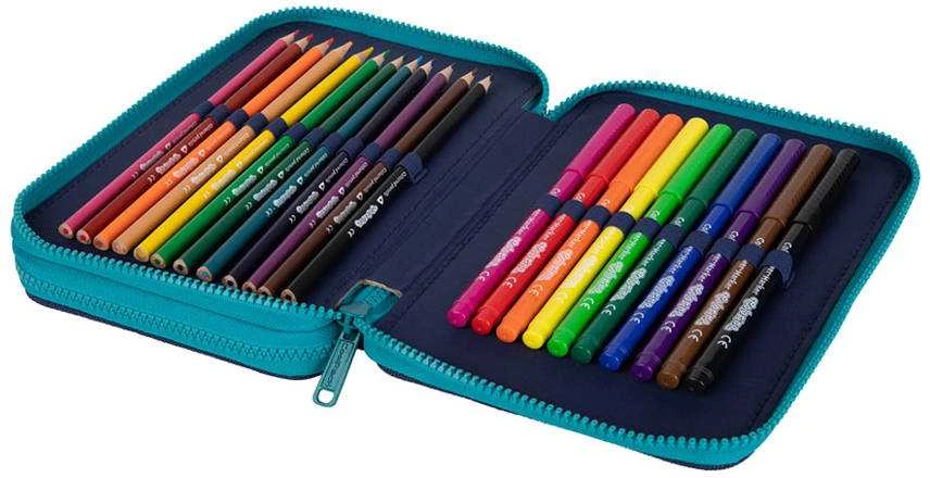 Cool Pack Forminis dviejų skyrių penalas su priedais CoolPack Jumper XL Happy Unicorn