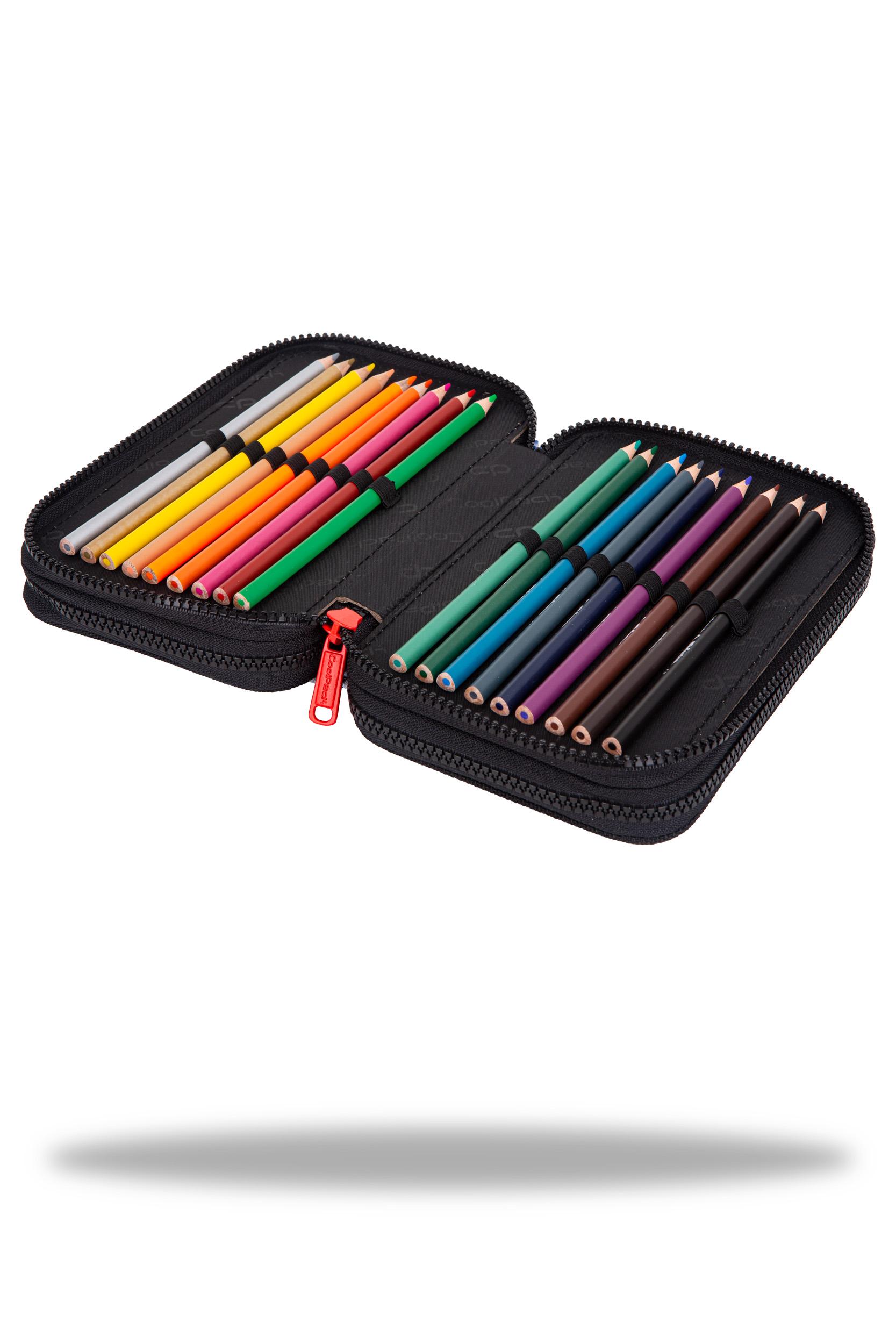 Cool Pack Forminis trijų skyrių penalas su priedais CoolPack Jumper 3 Catch me