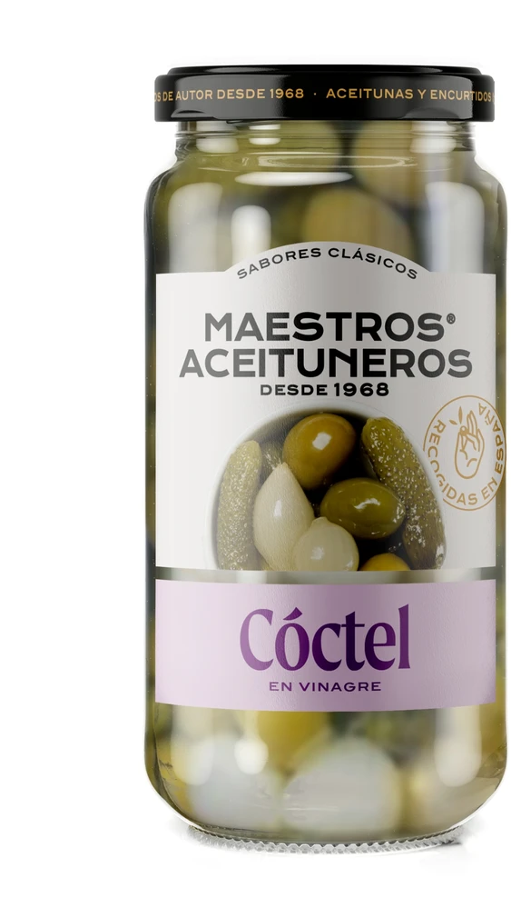 Daržovių ir alyvuogių mišinys acte MAESTROS ACEITUNEROS, 345/150 g