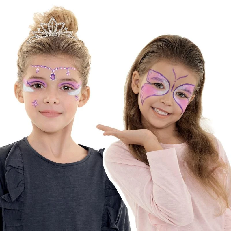 Vaikiški veido dažai CARIOCA Princess, piešinių pavyzdžiai