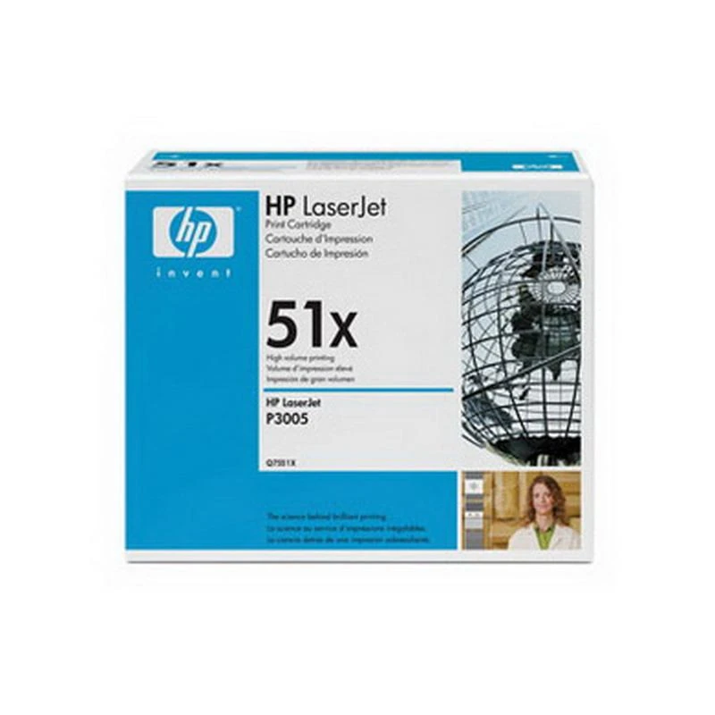Hewlett Packard (HP) HP Toneris Juodas 51X for LaserJet P3005/M3035mfp/M3027mfp (13,000 pages)