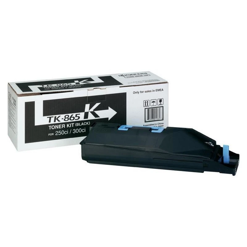 Dažomieji milteliai KYOCERA TK-895K, Juoda