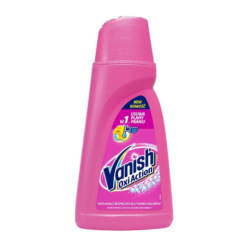 Dėmių šalinimo gelis VANISH OXI ACTION Rožinė, 1L
