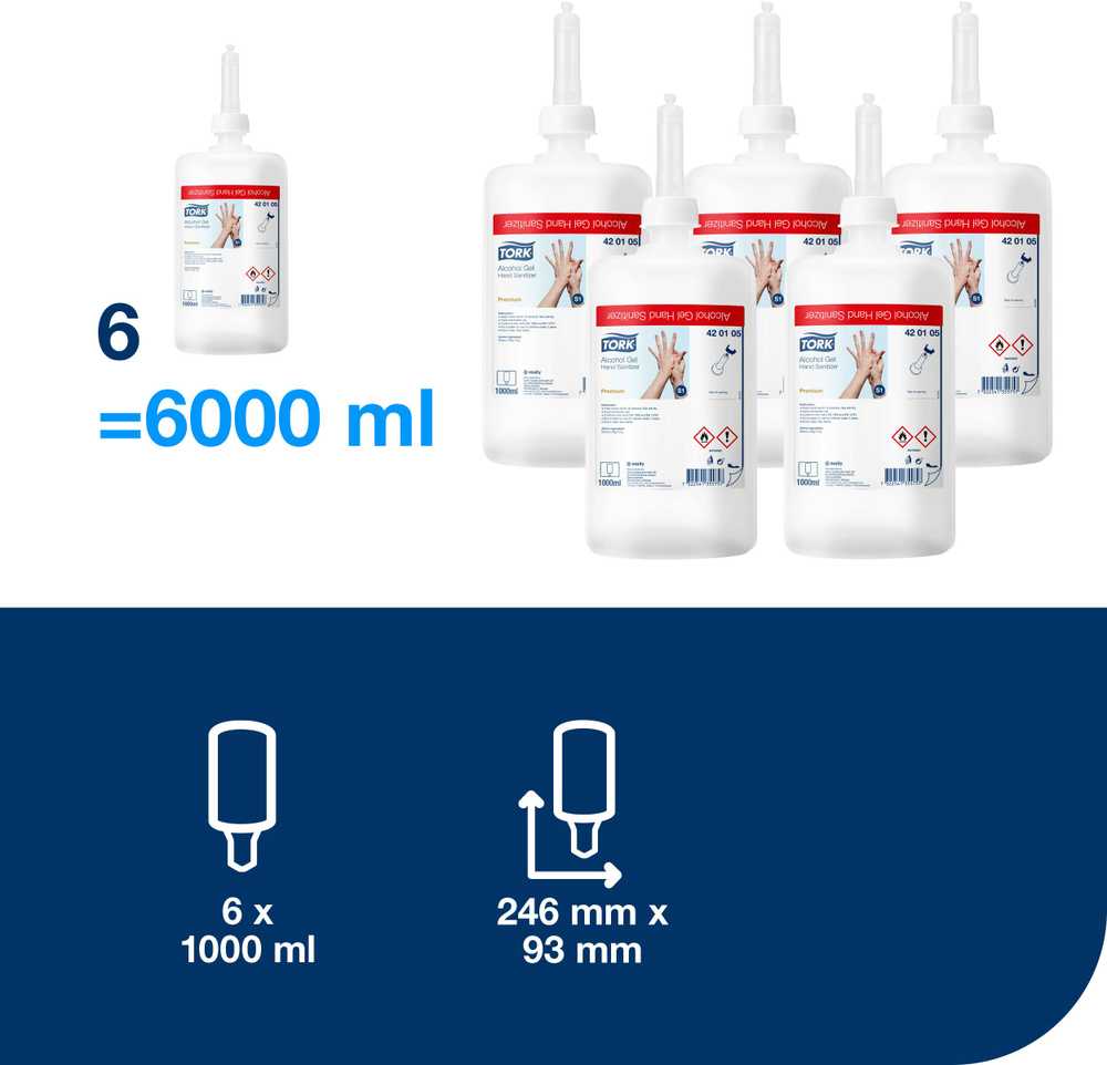 Dezinfekantas TORK Premium 420105, S1, 1L