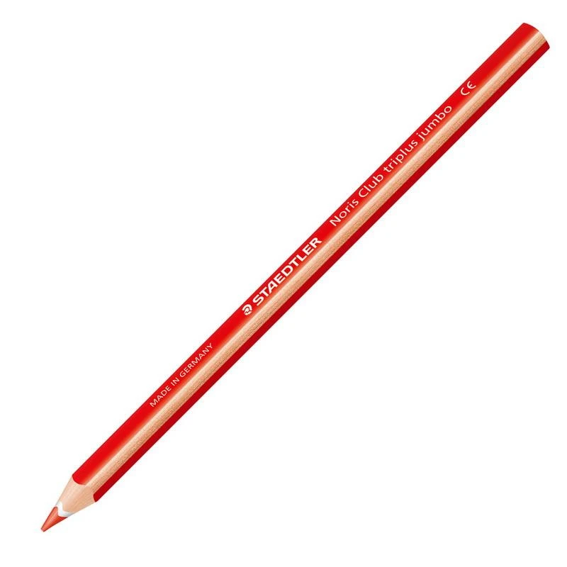 Dideli tribriauniai spalvoti pieštukai STAEDTLER NORIS CLUB 128, 10 spalvų