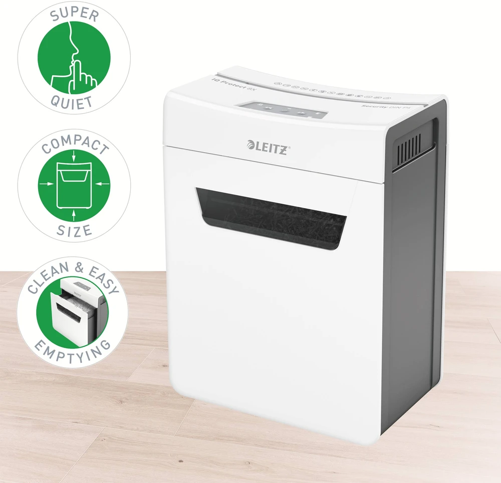 Dokumentų naikiklis LEITZ IQ Protect Premium 8X P4