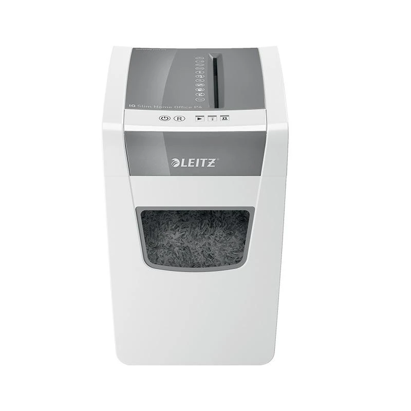 Dokumentų naikiklis LEITZ IQ Slim Home Office, P4, 23L, 4x28mm, 10 lapų