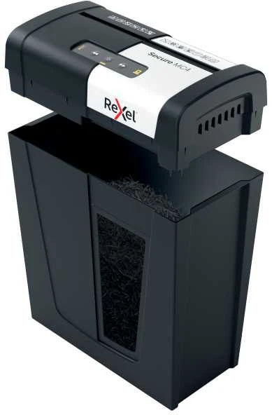 Dokumentų naikiklis Rexel Secure MC4, Whisper-Shred™, P-5, 2x15mm, 14L