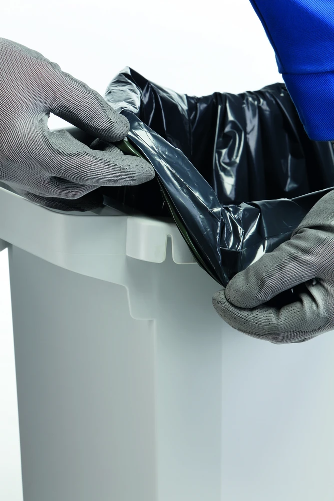 Durable Šiukšlių dėžė rūšiavimui DURABIN® 60L stačiakampė, pilka sp. (dangtis perkamas atskirai)