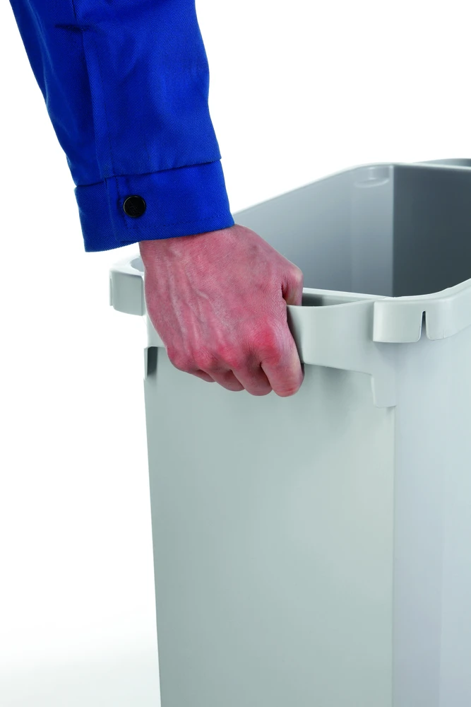 Durable Šiukšlių dėžė rūšiavimui DURABIN® 60L stačiakampė, pilka sp. (dangtis perkamas atskirai)