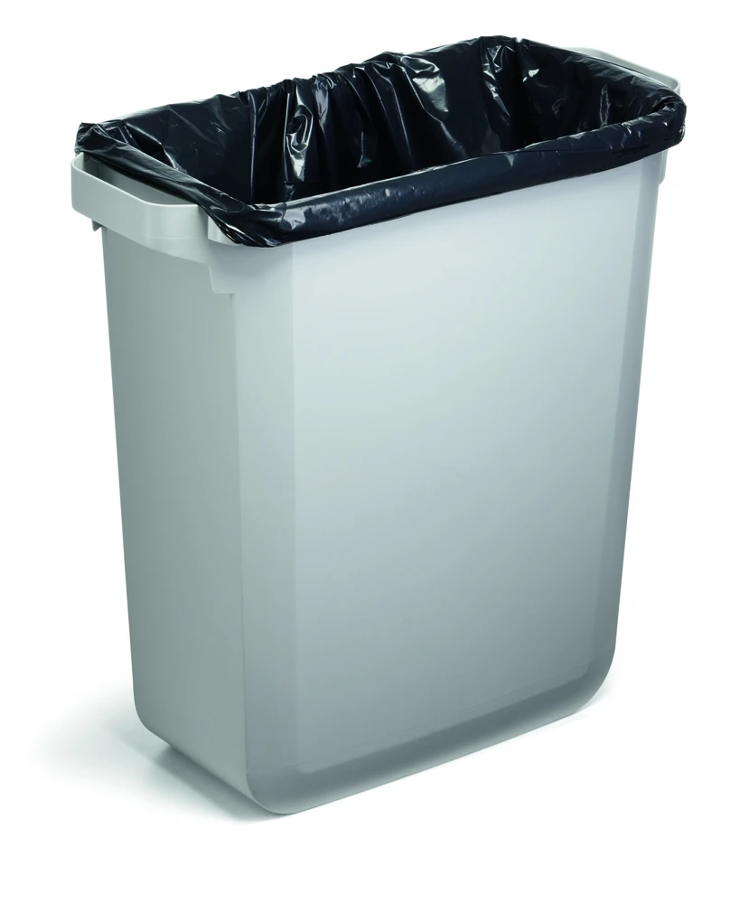 Durable Šiukšlių dėžė rūšiavimui DURABIN® 60L stačiakampė, pilka sp. (dangtis perkamas atskirai)