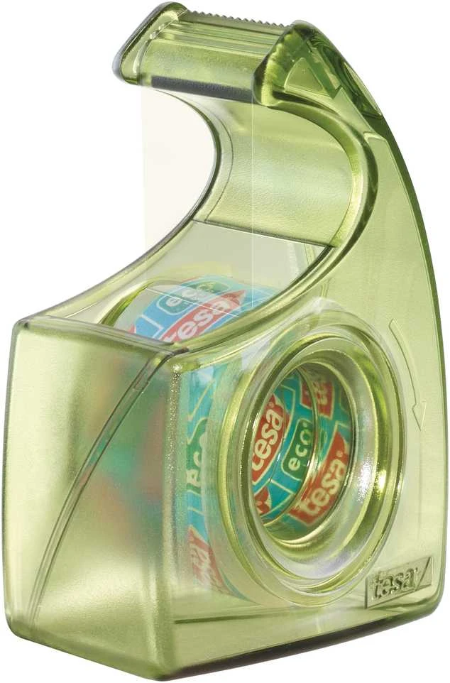 Ekologiška lipni juostelė TESA Film eco & clear, su dėklu, 15mm x 10m, skaidri