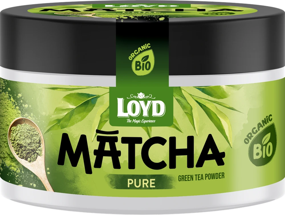 LOYD Matcha žaliosios arbatos milteliai 40g indelyje